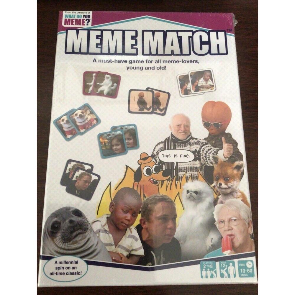 New Meme Match Memory Game by What Do You Meme For All Ages
